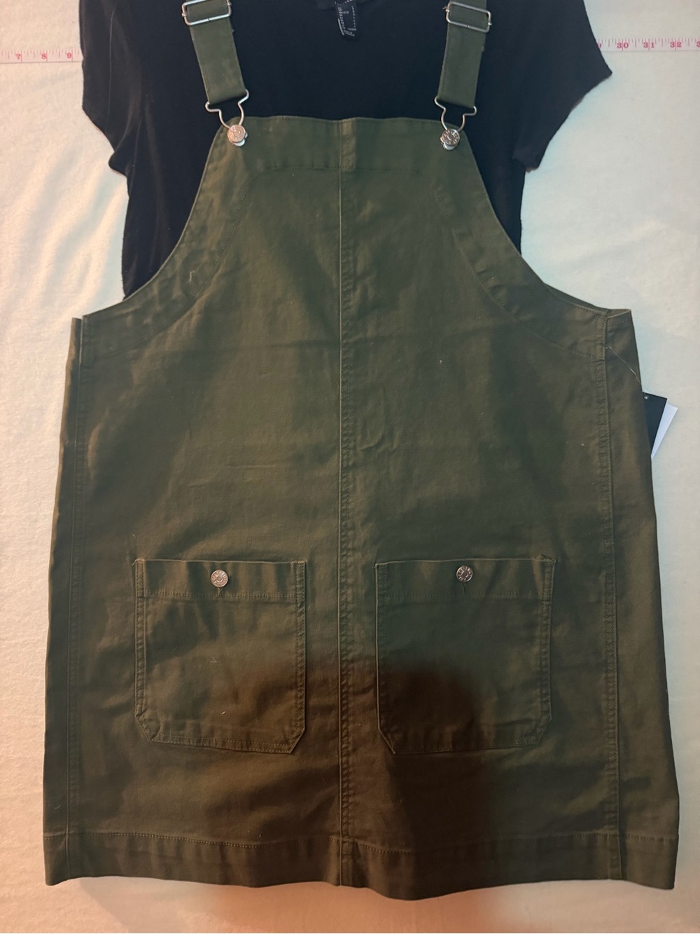 Celebrity Pink Light Blue Denim Pinafore Dress